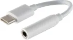 Garso adapterio laidas ShiverPeaks S/CONN 14-05020 0.1m 3.5mm USB Type-C baltas