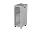 19 colių 32U LANBERG stovimas serverio spintos korpusas 600&times;800 mm pilkas su stiklinėmis durelėmis ir LCD (Flat Pack)