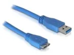 DeLOCK Micro USB 3.0 laidas 1 m, USB A, 5 Gbit/s, mėlynas