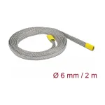 Pintas kabelio įvyniojimas DeLOCK 20787 pilkas, varinis, 6 mm, 2 m