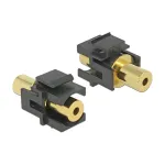 DeLOCK Keystone modulis 3,5 mm lizdas, juodas, 86383