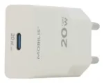 Mobilis Energia 20W sieninis USB-C įkroviklis baltas (020025)