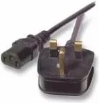 ALLNET ALL-IEC-C13 maitinimo laidas, juodas, 1,8 m, C13 jungtis