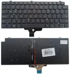 Dell KB316489 klaviatūra, skirta Latitude 7310, su ap&scaron;vietimu, JAV i&scaron;dėstymas, juoda