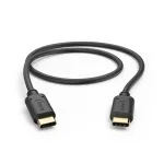 Hama 00201706 USB 2.0 laidas USB C &ndash; USB C 0,5 m juodas