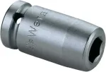 Wera 05 042605 001 adapteris antgaliams, DIN 7427-A, 1/4" (6,3 mm) pavara