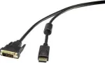 Renkforce RF-3301148 vaizdo kabelis-adapteris 0,5 m DisplayPort DVI-D juodas