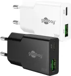 Goobay USB-C PD GaN Dual-Fast Charger Slim 20 W Baltas - 1x jungtis maitinimui (75730)