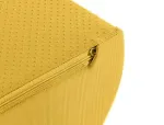 Leitz 5371-00-19 Ergo Cosy kojoms skirta ergonomi&scaron;ka pakoja, mink&scaron;ta &scaron;erdis, audinio užvalkalas, geltona