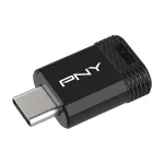 USB atmintukas PNY Elite-X 128 GB USB Type-C 3.2 Gen 1 (3.1 Gen 1) Juoda