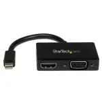 StarTech.com MDP2HDVGA kelioninis A/V adapteris: 2-in-1 Mini DisplayPort į HDMI arba VGA keitiklis