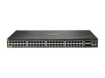 HPE Aruba 6300F - jungiklis - L3 - valdomas - 48 x 10/100/1000 (PoE+) + 4 x 50 Gigabit Ethernet SFP56 - montuojamas į stelažą - PoE+ - TAA atitikmuo