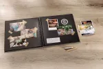 Fotoalbumas Walther Fun SA110W 30x30 cm, 50 juodų puslapių, spiralinis įri&scaron;imas
