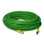 Tinklo kabelis EFB Elektronik K8030.15 &mdash; Cat5e SF/UTP (S-FTP), RJ-45 į RJ-45, 15 m, žalia/geltona