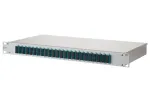 Patch panel 1U BTR METZ CONNECT 150255BA24-E su SC jungtimis, montuojamas į stovą 482,6&times;44,5&times;242,5 mm