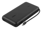 Belkin UltraCharge Pro Laptop Power Bank 25K 25000mAh 158W su integruotu USB-C laidu ir skaitmeniniu ekranu, juoda