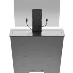 ONKRON Monitorio stovas su stalčiumi, iki 24 inch, juodas, NWSSC24-B