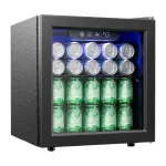 EUHOMY BR001-55BL 37L Gėrimų Vitrina Juoda