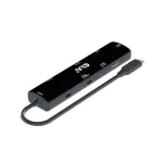 CLUB3D USB4&trade; Gen3x2 Type-C 6-in-1 Hub su HDMI&trade; 8K60Hz arba 4K120Hz, 2xUSB Type-A 10G, Ethernet RJ45 2.5G ir 2xUSB Type-C (1x Data 10G, 1x PD3.0 100W įkrovimas)