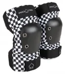 Pro-Tec Elbow Pads Checker L &ndash; juodai balti languoti alkūniniai apsaugai, didelis dydis, didelio smūgio apsauga riedlentei, riedučiams, BMX, paspirtukui