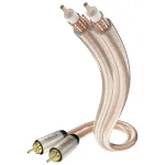 IN-AKUSTIK Star Audio, RCA&ndash;RCA garso kabelis 1,5 m, juodas