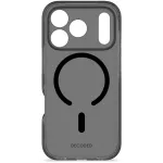Decoded DropTec Transparent Back Cover, skirta Apple iPhone 17 Pro, suderinama su MagSafe, matinė juoda