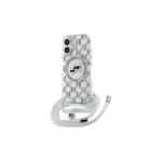 Karl Lagerfeld KLHMP16SHCKCKLCT iPhone 16 6,1 inch permatas kietas dėklas IML Crossbody Monogram Karl & Choupette Head MagSafe