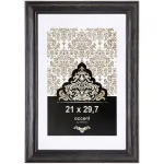 NIELSEN DESIGN Accent Vintage Picture Frame DIN A4 21x29.7 cm Wood Black