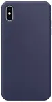 Evelatus Apple iPhone Xs Max Premium Soft Touch Silicone Case Midnight Blue