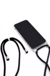 Evelatus Apple iPhone XR Case with Rope Black Transparent