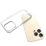 Connect Apple iPhone 15 Pro skaidrus silikoninis dėklas 1,5mm TPU permatomas