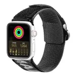 Dux Ducis Strap (Outdoor Version) for Apple Watch Ultra, SE, Series 8, 7, 6, 5, 4, 3, 2, 1 (49, 45, 44, 42 mm) Nylon Band Black Silver
