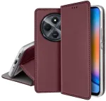 iLike Smart Magnetic Case, skirtas Xiaomi Redmi 14C 4G/14C 5G/Redmi A4/POCO C75 - Burgundy