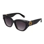 Philipp Plein moteri&scaron;ki akiniai nuo saulės SPP140M510700 &ndash; juodas rėmelis, pilki lę&scaron;iai, 51 mm