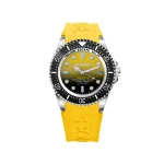 BOBROFF MAN BF0008-BFSTA 44mm Quartz Analog Watch Silver Stainless Steel Milanese Mesh