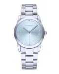 RADIANT RA606202 Vyri&scaron;kas analoginis kvarcinis laikrodis 36 mm sidabrinis nerūdijančio plieno Milano tinklelio apyrankė