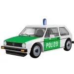 COBI 24642 Volkswagen Golf (1974) Polizei konstruktorius, mastelis 1:35, baltas
