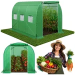 LEAN &Scaron;iltnamis daržovėms, žali UV langai, 3,5x2x2 m, 7 m&sup2;