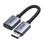 Ugreen DisplayPort į HDMI adapterio kabelis 4K 30Hz vienakryptis juodas 1,5m
