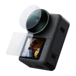 TELESIN Grūdinto stiklo rinkinys, skirtas DJI Osmo Action 6 (2x objektyvas + ekranas)