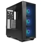 Lian Li LANCOOL III Midi bok&scaron;tas Juodas, Perforuotas stiklas