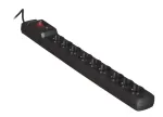 Activejet ACJ COMBO 9GN 3M juodas ilgintuvas su laidu