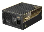 MSI MEG Ai1600T PCIE5 maitinimo blokas 1600 W 24-pin ATX ATX Juoda