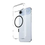 PanzerGlass CARE by Flagship Case nugarėlė iPhone Air, skaidri Urban Explorer su juodu MagSafe