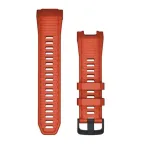 Garmin 26 mm silikoninė laikrodžio apyrankė, skirta Instinct 2X, Flame Red (010-13295-01)