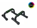 Tunturi Push Up Bar (juodos spalvos, 2 vnt. rinkinys) &ndash; plieninis rėmas su ergonomi&scaron;komis PVC putplasčio rankenomis