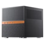 Jonsbo N6 NAS kubo korpusas, Micro-ATX, plienas/tinklelis, juodas