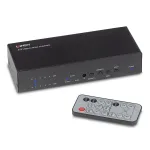 AV matricinis perjungiklis Lindy 4x2 HDMI 4K60 matrica