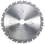 DEWALT DT4321-QZ 165 mm 24 dantų apskritas pjūklo diskas, TCT, ATB, 20 mm anga, Extreme Runtime