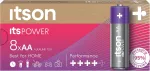 ITSON LR6IPO/8CB &scaron;arminės AA baterijos (8 vnt. pakuotė)